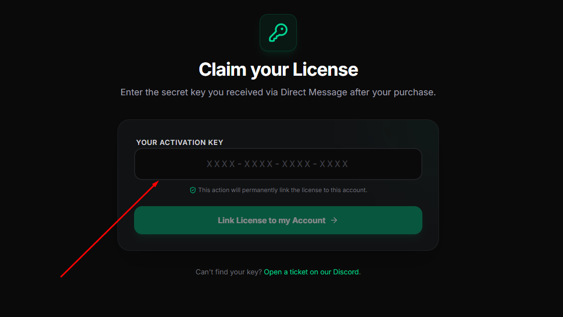 Claim License